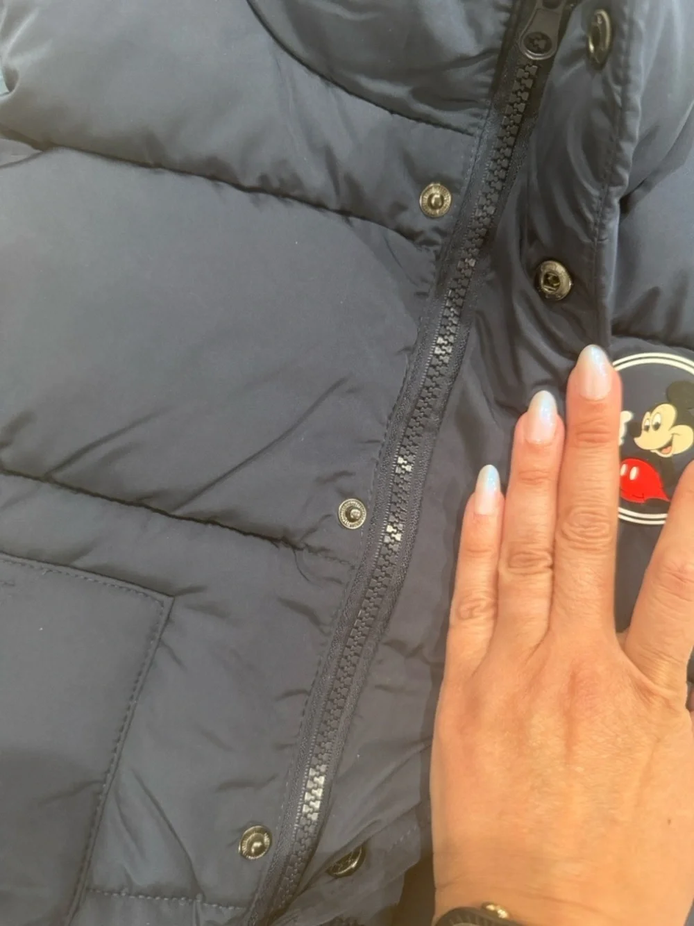 Disney Mickey Mouse Navy Kids Puffer Vest